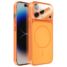 Avizar Hoesje voor iPhone 14 Pro Max Compatibel met MagSafe AG Glass Mate Afwerking