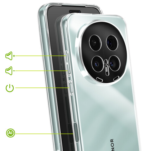 Mayaxess Capa para Honor Magic 8 Pro em Silicone Macio Antichoque 2