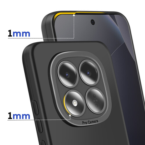 Avizar Capa para Redmi Note 15 Pro Plus em Silicone Macio com Reforço de Bloco de Câmera 2