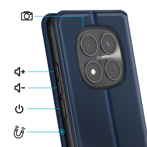 Avizar Folio Case for Redmi Note 15 Pro 5G with Card Holder and Stand Function 2