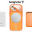 Avizar Capa para iPhone 14 Compatível com MagSafe Acabamento AG Glass Mate 4