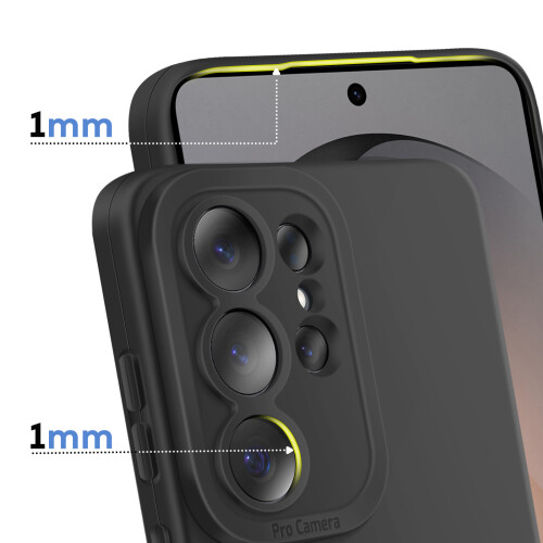 Avizar Capa para Galaxy S26 Ultra em Silicone Flexível com Reforço de Bloco de Câmera 2