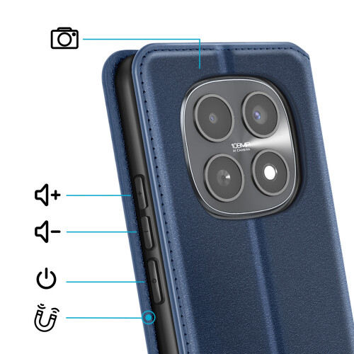 Avizar Folio Case for Redmi Note 15 5G / 4G with Card Holder and Stand Function 2