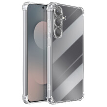 Mayaxess Hoesje voor Galaxy S25 FE van Siliconen met Versterkte Schokbestendige Hoeken