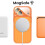 Avizar Capa MagSafe para iPhone 15 Rígida com Vidro de Proteção de Câmera 4