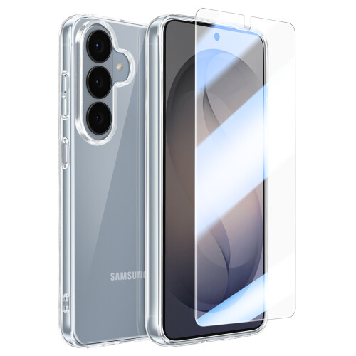 Mayaxess Capa para Galaxy S26 com Proteção de Tela de Vidro Temperado