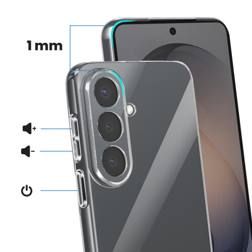 Avizar Case for Galaxy S26 in Soft Silicone with Raised Camera Bezel 2
