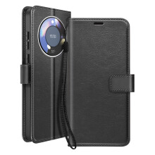 Mayaxess Hoesje geschikt voor Honor Magic 8 Lite - Wallet Case met Koord & Stand