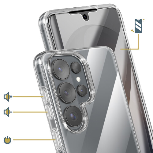 Avizar Capa Integral para Galaxy S26 Ultra Proteção 360 em Silicone 2