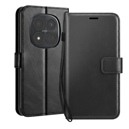 Mayaxess Wallet Case for Redmi Note 15 Pro Plus 5G with Wrist Strap and Stand Function