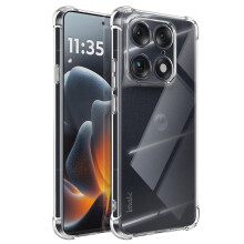 iMak Hoesje Geschikt voor Motorola Signature Schokbestendig en Siliconen met Qi
