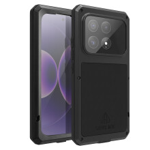 Love Mei Custodia Integrale per Xiaomi 17 in Metallo Antiurto con Vetro Temprato