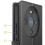 Mayaxess Funda Libro 2 en 1 para Honor Magic 8 Lite con Carcasa Desmontable 4