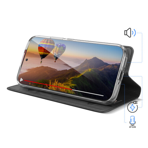 Dux Ducis Custodia a Libro per Xiaomi 17 con Porta-carte e Supporto Video 2