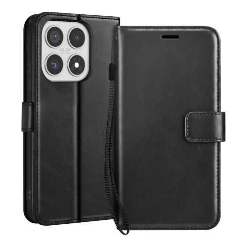 Mayaxess Wallet Case for Xiaomi 17 with Wrist Strap and Stand Function