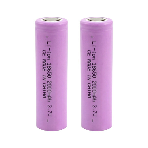 Avizar Lot de 2 Batteries Lithium Rechargeable 3.7V 2000mAh Compacte Électronique