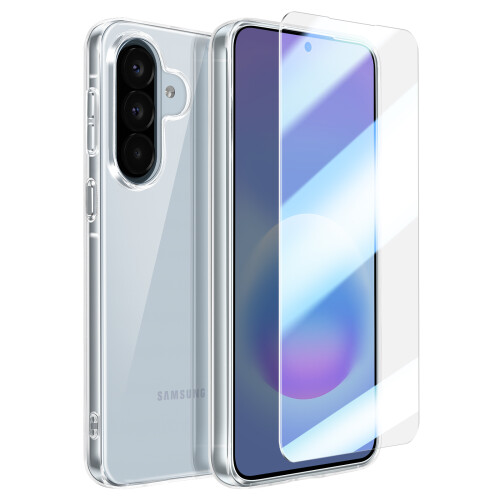 Mayaxess Case for Galaxy A57 with Tempered Glass Screen Protector