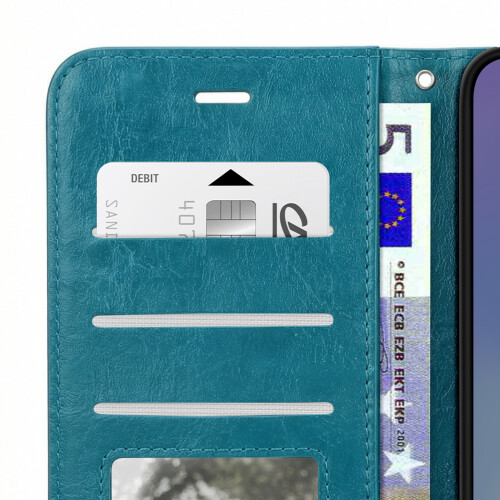 Mayaxess Wallet Case for Galaxy A57 with Wrist Strap and Stand Function 1