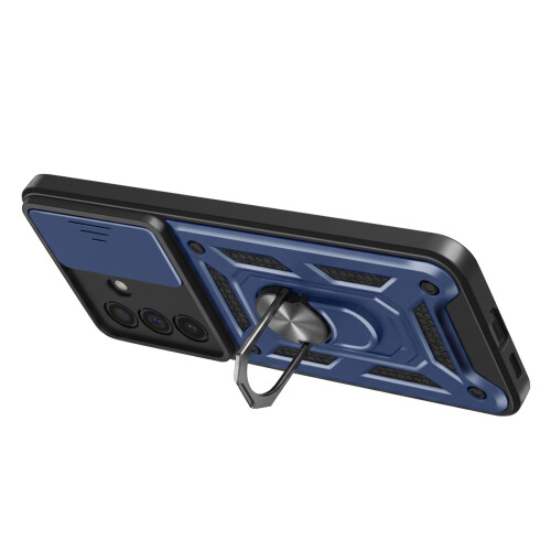 Mayaxess Hülle Galaxy A57 mit Kamera Schieber und Magnetring 1