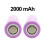 Avizar Lot de 2 Batteries Lithium Rechargeable 3.7V 2000mAh Compacte Électronique 5