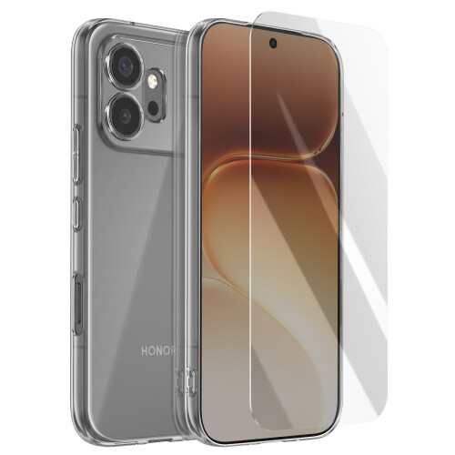Mayaxess Case for Honor 600 with Tempered Glass Screen Protector