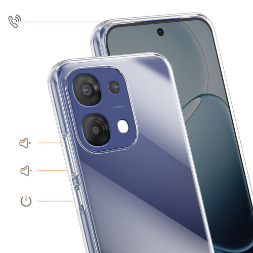 Avizar Case for Oppo A6 Pro Soft Ultra-thin 0.5mm Silicone 2