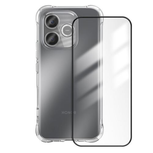 Avizar Capa Para Honor 600 Lite Antichoque Com Cantos Bumper E Vidro Temperado