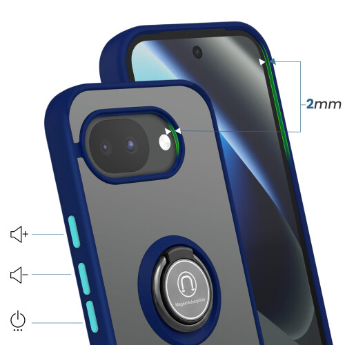 Avizar Capa com Anel para Google Pixel 10a Proteção Reforçada com Suporte Magnético 2