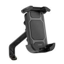 LinQ Supporto per Retrovisore Scooter/Moto con Blocco Auto e Ammortizzatori
