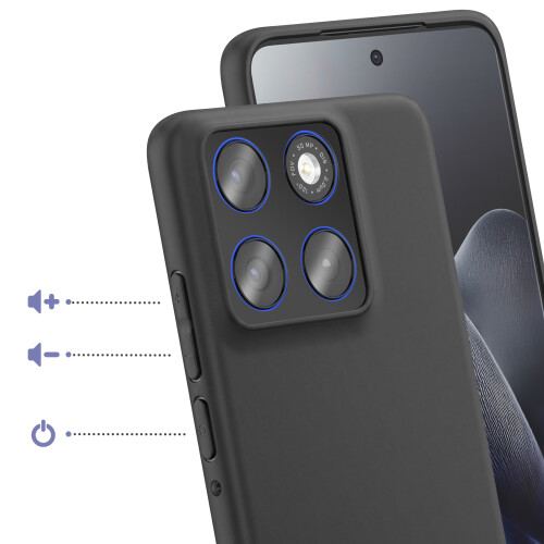 Avizar Capa para Motorola Edge 70 de Silicone Flexível e Anti-Pegadas 2