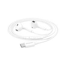 Mayaxess Fones de ouvido com fio USB-C para iPhone 16 com microfone embutido