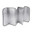 Avizar Insulating Bubble Sunshade for Windshield 140x70cm 2