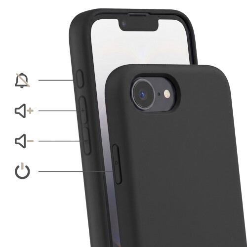 Avizar Silicone Case for iPhone 16e with Adjustable Braided Nylon Cord 2