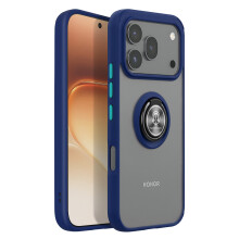 Avizar Hoesje Geschikt Voor Honor 600 / 600 Pro met Ring en Magnetische Bevestiging