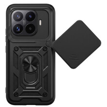 Mayaxess Hoesje geschikt voor Xiaomi 17T met Schuifbare Cameracover en Magnetische Ring