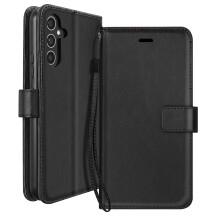 Mayaxess Portemonnee Hoesje voor Galaxy A34 5G met Polsbandje en Standaard
