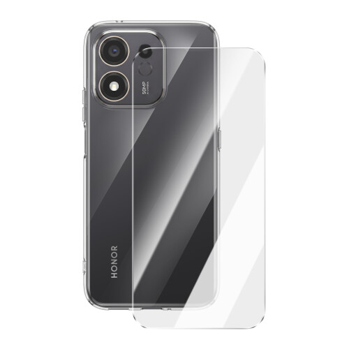 Mayaxess Pack de Proteção para Honor 600 Smart com Capa e Vidro Temperado