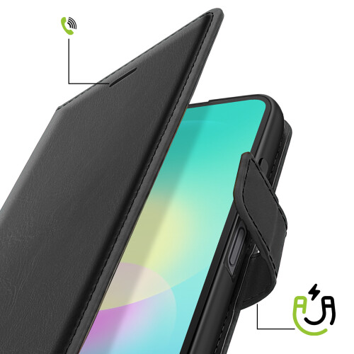 Mayaxess Wallet Case for Galaxy A27 with Wrist Strap and Stand 2