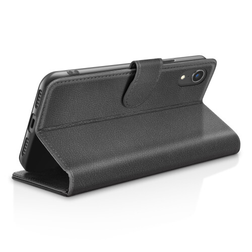 Zanaé Wallet Case for iPhone XR with Stand Function and Magnetic Tab 2