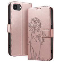 Zanaé Wallet Case for iPhone 16e Premium Design Flowers Butterfly
