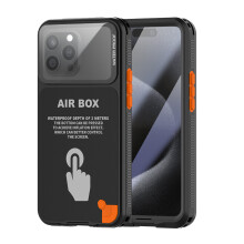Shellbox Hoesje Geschikt Pour iPhone 6.7" 12-16 Pro Max met Volledige Bescherming IP68
