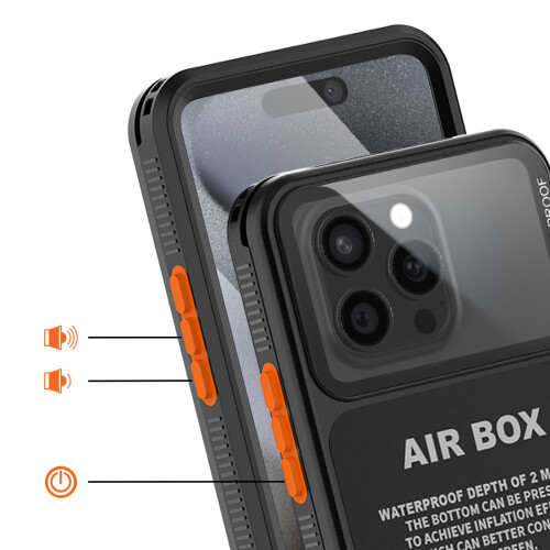 Shellbox Funda para iPhone 6.7" 12 Pro Max a 16 Pro Max con Protección Integral IP68 2