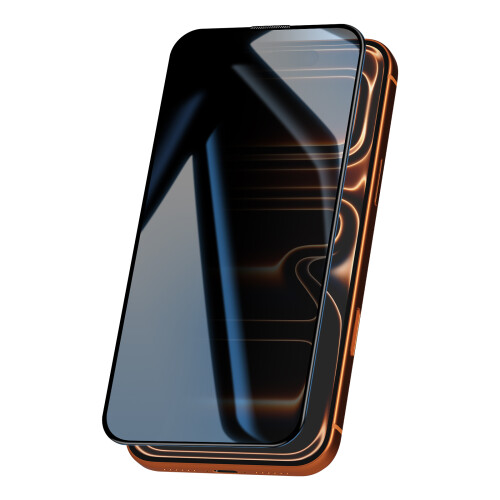 Avizar Screenprotector geschikt voor iPhone 17 Pro - Privacy Tempered Glass 9H