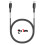 Forcell Câble USB-C vers USB-C 100W Power Delivery 3.0 Tressé Carbone 1m 4