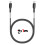 Forcell Câble USB-C vers USB-C 240W Power Delivery 3.1 Tressé Carbone 1m 4