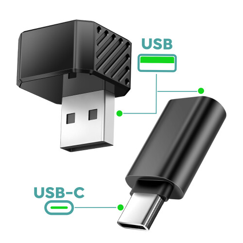 Avizar Ottocast Mini USB-C Adapter für CarPlay und Android Auto 2