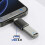 Blue Star OTG USB-C Stecker auf USB 3.0 Buchse Adapter 3