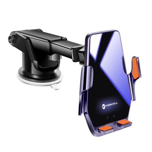 Forcell Fold HS6 Universal Qi 15W Car Mount with Automatic Clamping and Double Fixing 1