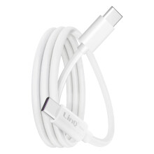 LinQ USB-C naar USB-C Oplaadkabel 100W - Android Auto / CarPlay - 65cm
