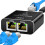 LinQ RJ45 Gigabit 1000 Mbps Ethernet Duplicator for 2 Simultaneous Devices 1
